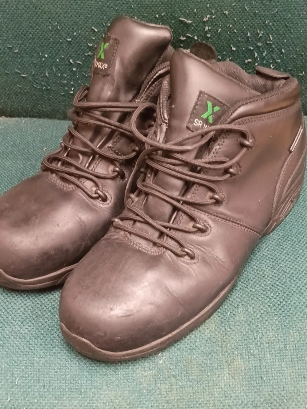 Men’s Steel Toe Black Safety Lace-Up Boots
